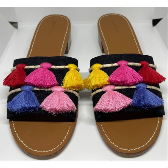 SOLUDOS Tassel City Slide Boho Sandals - Picture 3 of 10